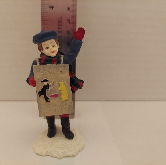 Mervyn's Village Square 1993 Boy Advertising Sandwich Board Figurine - Picture 5 of 7